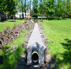 Excavation for Home Addition and Drainage Reconstruction Paris Hill Maine